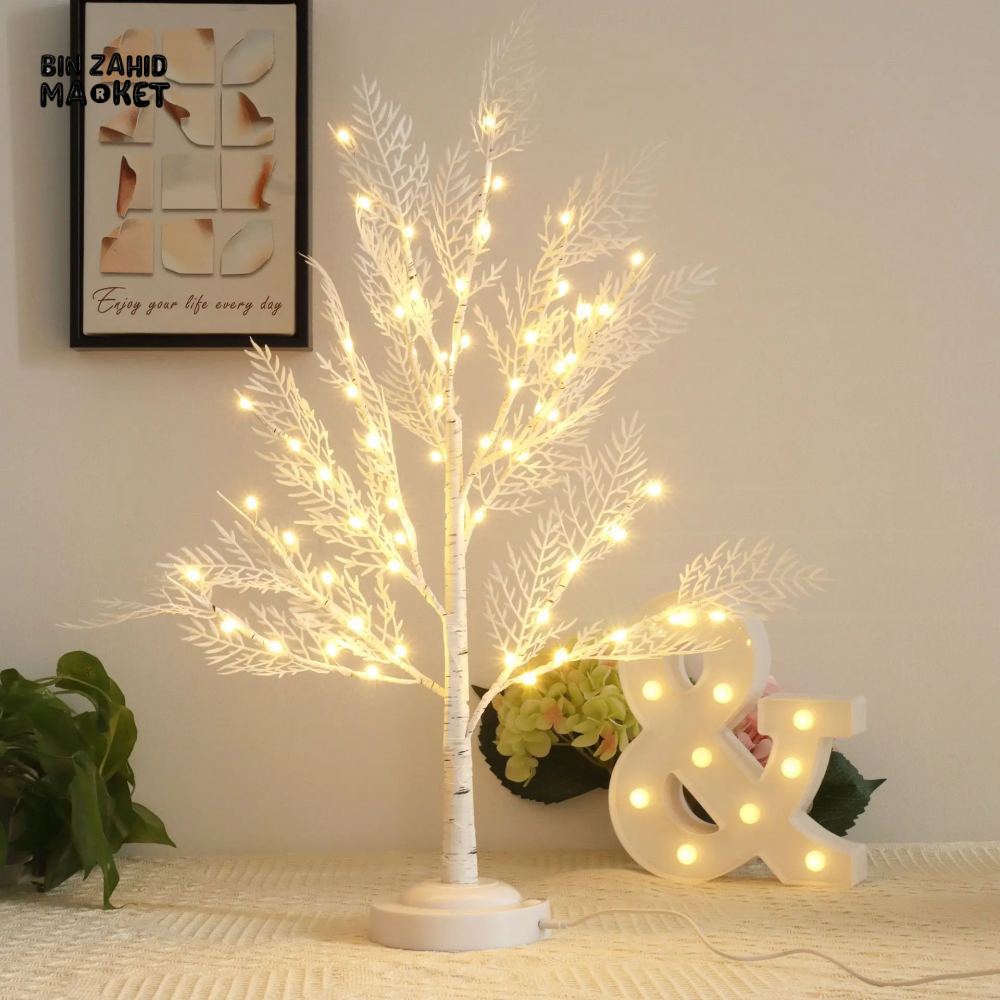 LED FAIRY TREE LIGHT β BIRCH NIGHT LAMP MOOD LIGHT FOR HOME & EVENTS - 22 INCHES